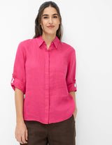 Vicki Raspberry Linen Shirt | Brax