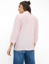 Vicki Dusty Rose Linen Shirt | Brax