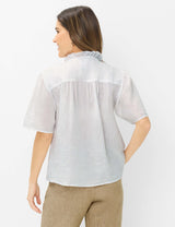 Vive White Linen Shirt | Brax