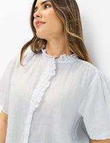 Vive White Linen Shirt | Brax