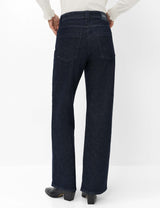 Maine Wide Leg Jeans in Dark Blue Denim  | Brax