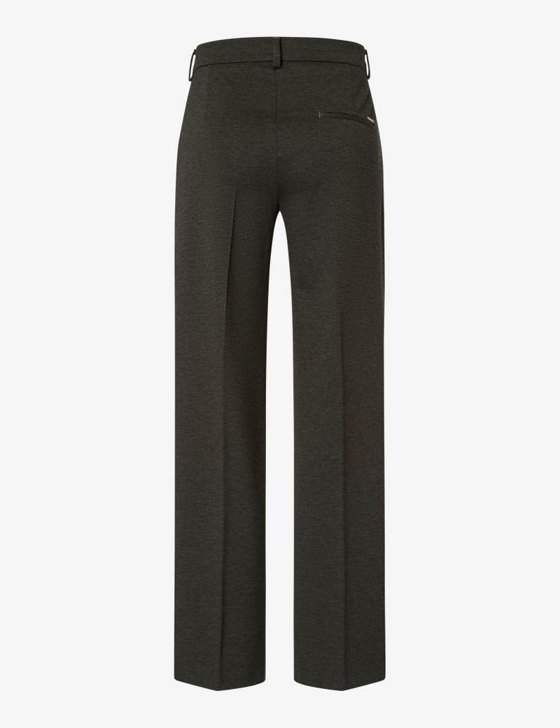 Maine Grey Jersey Wide Leg Trousers | Brax