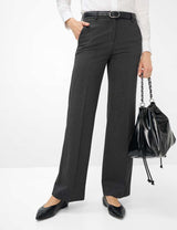 Maine Grey Jersey Wide Leg Trousers | Brax
