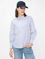 Vic Blue Striped Blouse | Brax