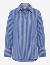 Viki Sparkle Navy Blue Striped Shirt | Brax