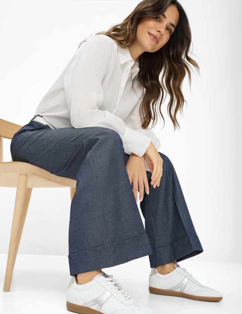 Maine Wide Leg Tailored Trousers | Brax