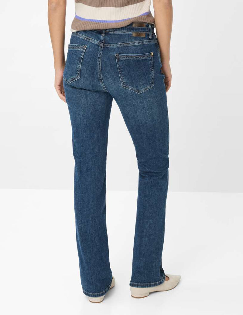 BRAX Dames Style Mary Soft Denim Stretch Jeans, Clean Dark Blue., 31W / 32L BRAX Dames Style Mary Soft Denim Stretch Jeans, Clean Dark Blue., 31W / 32L