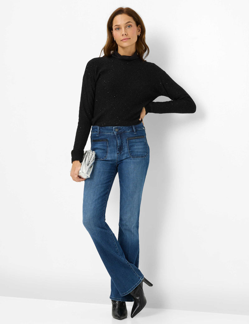Shakira Denim Blue Bootcut Jeans | Brax