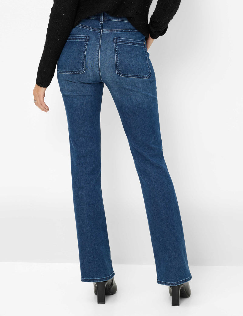 Shakira Denim Blue Bootcut Jeans | Brax