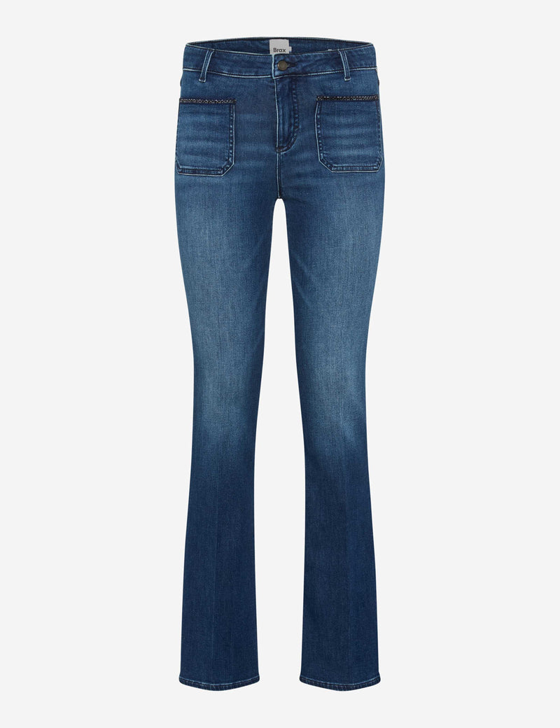 Shakira Denim Blue Bootcut Jeans | Brax