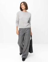 Lisa Grey Round Neck Jumper | Brax