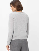 Lisa Grey Round Neck Jumper | Brax