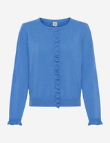 Ann Blue Ruffle Cardigan | Brax
