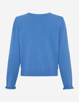 Ann Blue Ruffle Cardigan | Brax