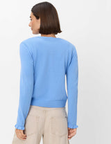 Ann Blue Ruffle Cardigan | Brax