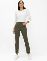 Mary Khaki Trousers | Brax