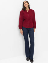 Violet Corduory Shirt in Wine Red | Brax