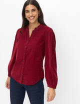 Violet Corduory Shirt in Wine Red | Brax