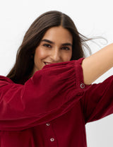 Violet Corduory Shirt in Wine Red | Brax