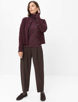 Carina L Blackberry High Neck Top | Brax