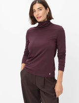 Carina L Blackberry High Neck Top | Brax