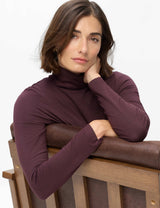 Carina L Blackberry High Neck Top | Brax