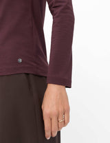 Carina L Blackberry High Neck Top | Brax