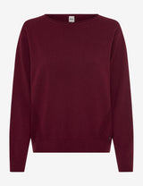 Lisa Blackberry Round Neck Jumper | Brax