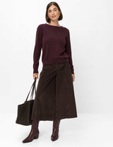 Lisa Blackberry Round Neck Jumper | Brax