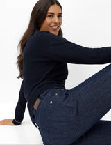 May S Cropped Bootcut Navy Jeans | Brax