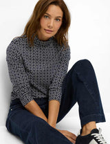 Carina L Patterned High Neck Top | Brax