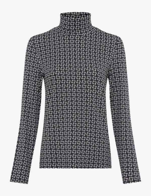 Carina L Patterned High Neck Top | Brax