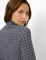 Carina L Patterned High Neck Top | Brax