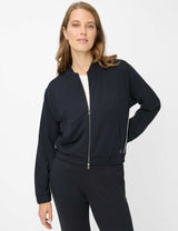Becky L Navy Zip-Up Jacket | Brax
