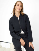 Becky L Navy Zip-Up Jacket | Brax