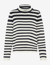 Lesley Striped High Neck Jumper | Brax