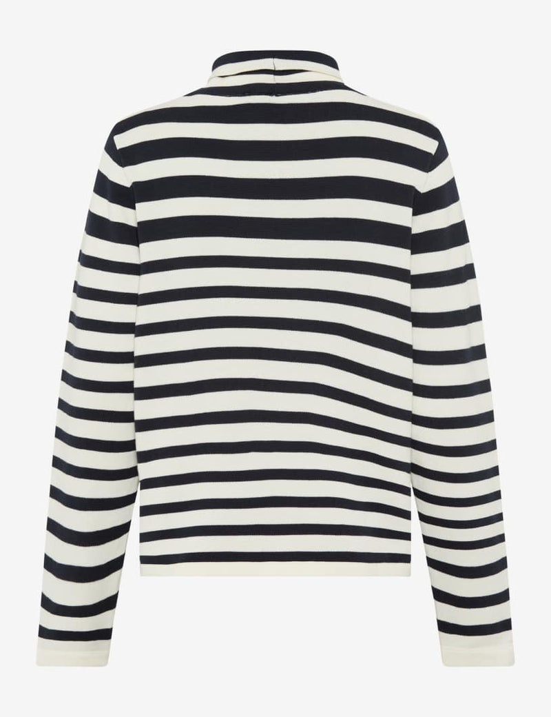 Lesley Striped High Neck Jumper | Brax