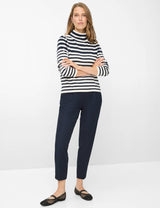 Lesley Striped High Neck Jumper | Brax