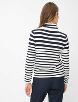 Lesley Striped High Neck Jumper | Brax