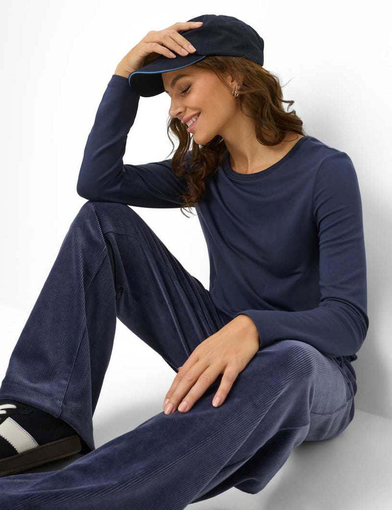 Carina L Midnight Blue Top | Brax