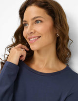 Carina L Midnight Blue Top | Brax