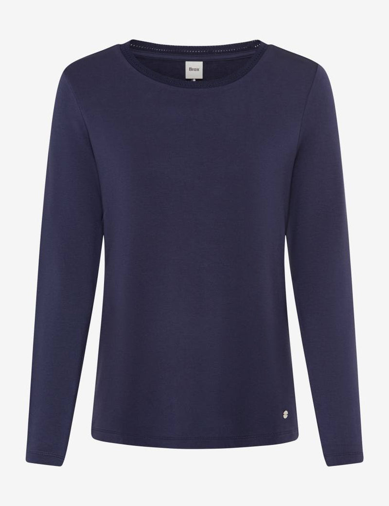 Carina L Midnight Blue Top | Brax