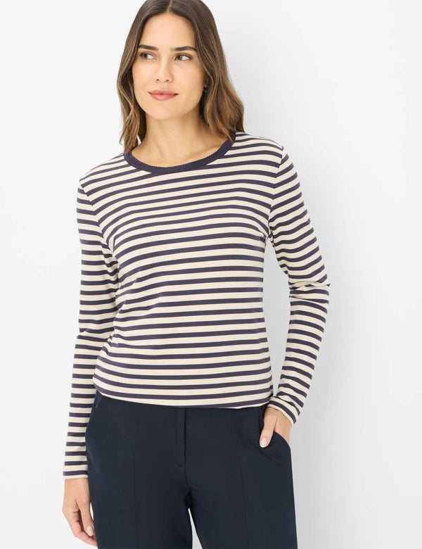 Carina L Striped Top | Brax