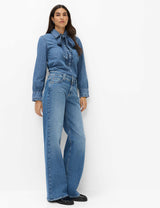 Maine Wide Leg Jeans in Regular Blue Denim  | Brax