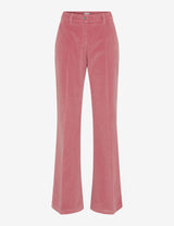 Maine Pink Velvet Wide Leg Trousers | Brax