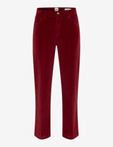 May Velvet Trouser in Red | Brax