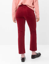 May Velvet Trouser in Red | Brax