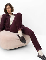 Mary Blackberry Corduroy Trousers | Brax