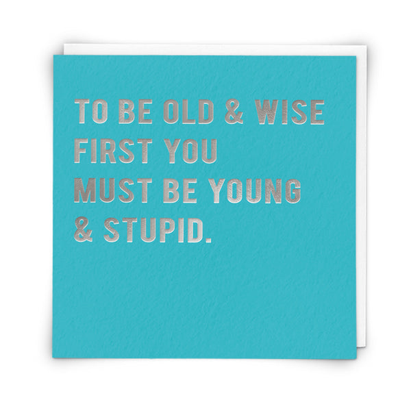 Old & Wise... Card | Redback