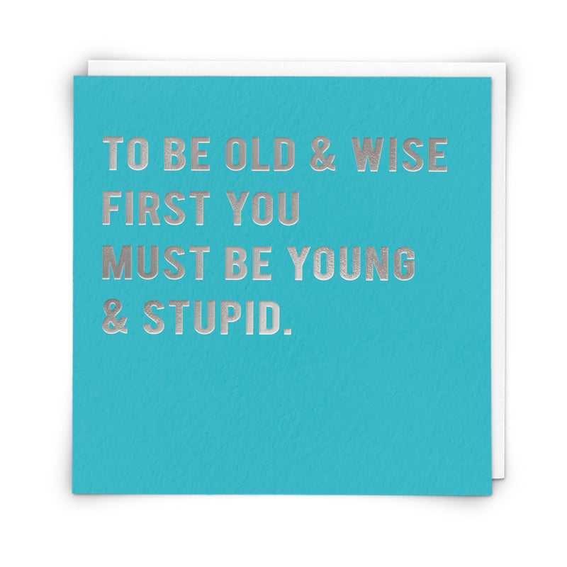 Old & Wise... Card | Redback